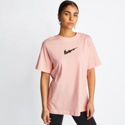 Women T-Shirts - Nike Sportswear Trend Boyfriend Tee - Peach-Peach