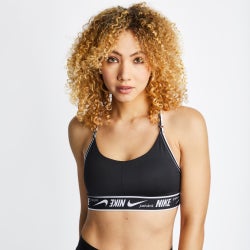 Women Sport Bras/Sport Vests - Nike Pro Bra - Black-Black