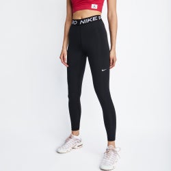 Women Leggings - Nike Pro Tight - Black-Black