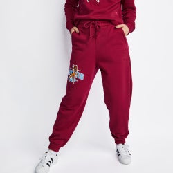 Women Pants - adidas Originals Bambi Cuffed Pant - Burgundy-Burgundy