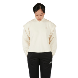 Women Sweatshirts - adidas Sweatshirt - Off White-Off White