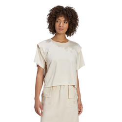 Women T-Shirts - adidas No Dye Shortsleeve Tee - Off White-Off White