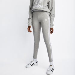 Women Leggings - adidas 3Stripes Tight - Medium Grey Heather-Medium Grey Heather-Medium Grey Heather