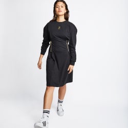 Women Dresses - adidas Originals Relaxed Risque - Black-Black
