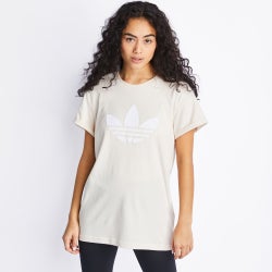 Women T-Shirts - adidas Originals Aerobic Shortsleeve Tee - Off White-Off White