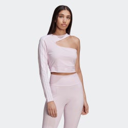 Damen T-Shirts - adidas Originals Aerobic Longsleeve Tee - Pink-Pink