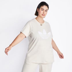 Women T-Shirts - adidas Originals Aerobic Plus Shortsleeve Tee - Off White-Off White