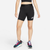 Nike Air - Women Shorts Black-Dk Smoke Grey-White | 