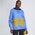 Nike Essentials - Femme Hoodies Medium Blue-Black-Golden Moss