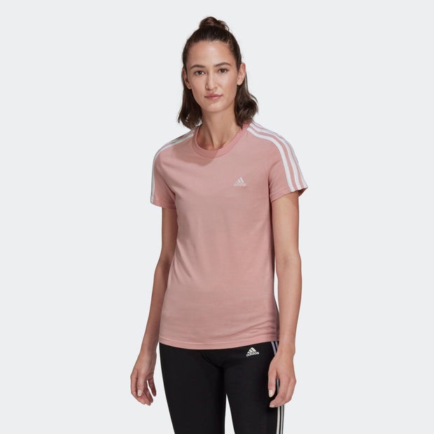 adidas Loungewear Essentials Slim 3-Stripes - Damen T-Shirts