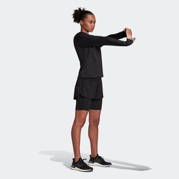Adidas Run Icons Two-in-one Running - Dames Korte Broeken