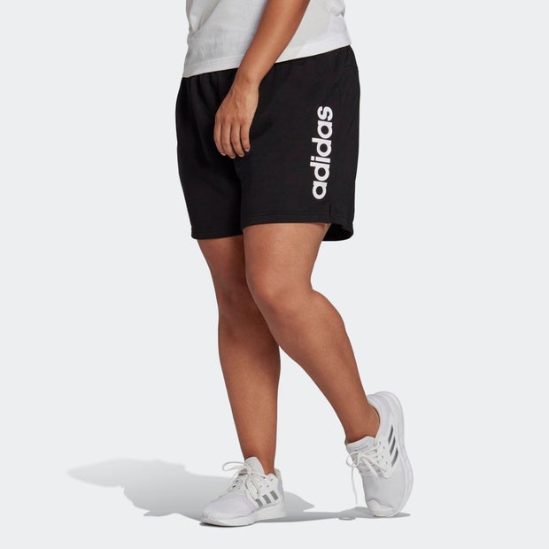Adidas Essentials Slim Logo + - Dames Korte Broeken