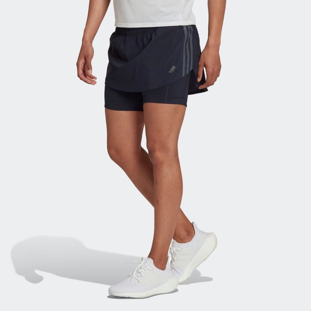 Adidas Run Icons 3-Stripes - Dames Korte Broeken