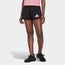 adidas Pacer 3-Bar Knit - Femme Shorts Black-White