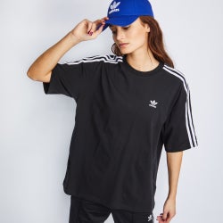 Femme T-Shirts - adidas Adicolor Classics 3-Stripes - Black-Black-Black