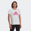 adidas 3-Stripes Sport Brand Love - Femme T-Shirts White-White