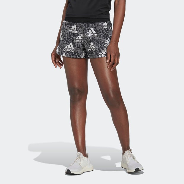 Adidas Made For Training Logo Graphic Pacer - Dames Korte Broeken