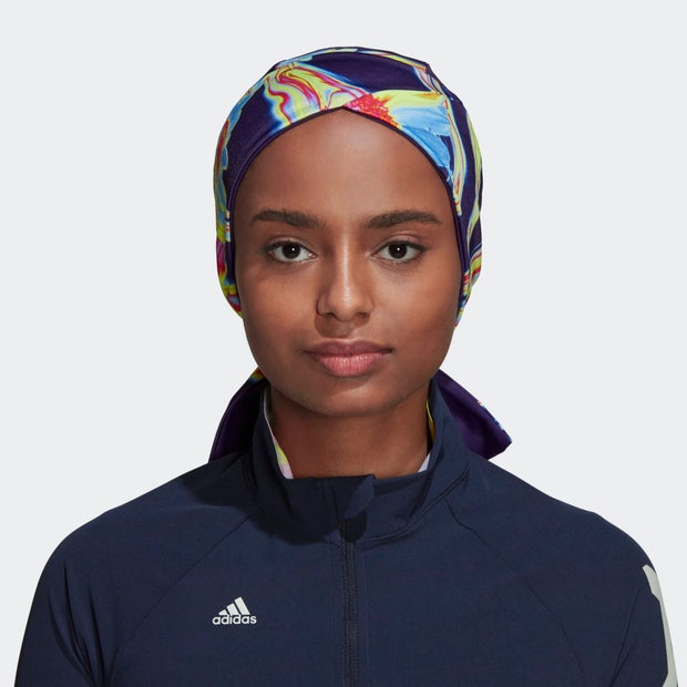 Adidas Positivisea Print Headscarf - Dames Petten