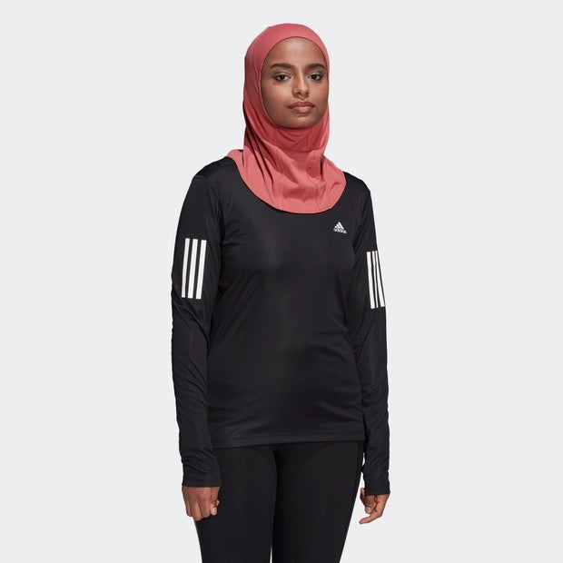 Adidas Run Icons 3-Stripes Sport Hijab - Dames Petten