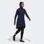 adidas 3-Stripes Swim Hijab - Femme Tracksuits Blue-Blue