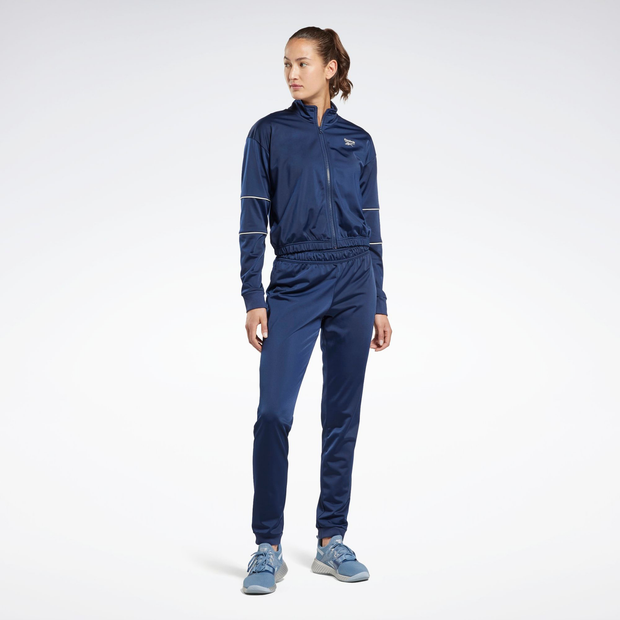 Reebok Vintage Tracksuit - Black, Dark Blue, Size Xs, Women|XS