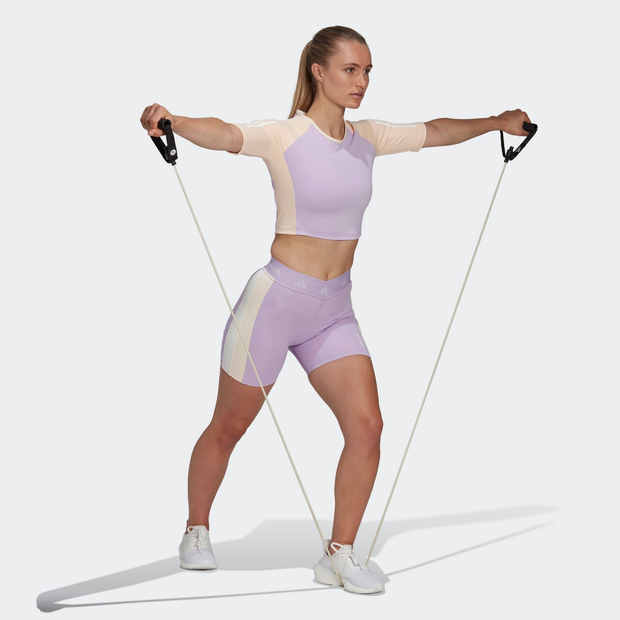 adidas Hyperglam Training Crop - Damen T-Shirts