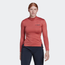 adidas Terrex Multi Half-zip Long-sleeve Top - Femme Vestes Zippees Wonder Red-Wonder Red