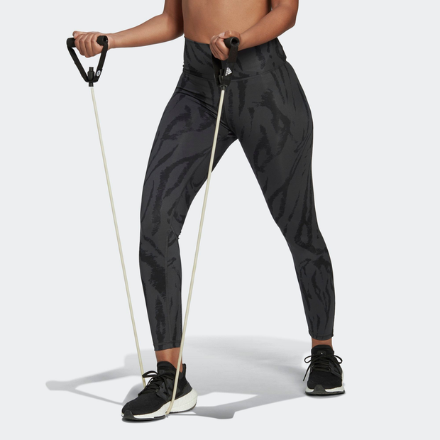 adidas Optime Training Icons Print 7/8 Tights - Damen Leggings