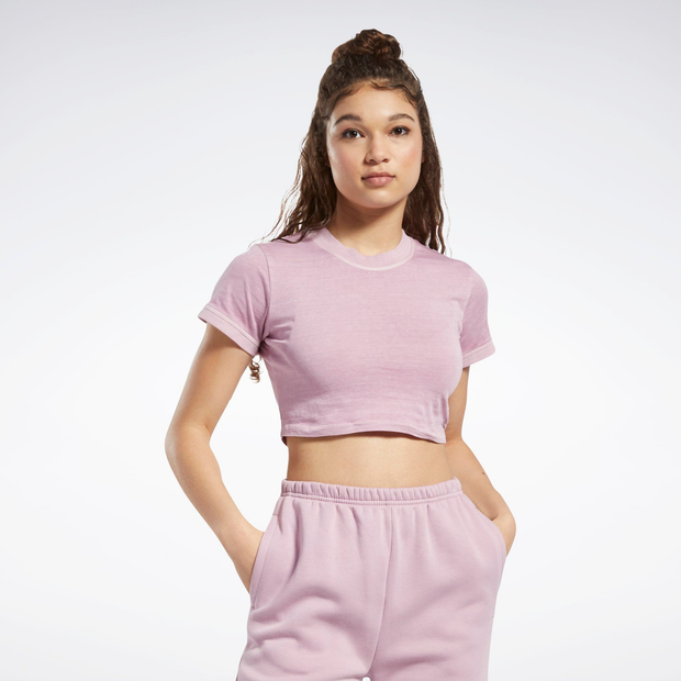 Reebok Classics Natural Dye Cropped Fitted - Dames T-Shirts