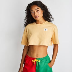 Damen T-Shirts - Jordan Flight - Celestial Gold-Celestial Gold-Yellow