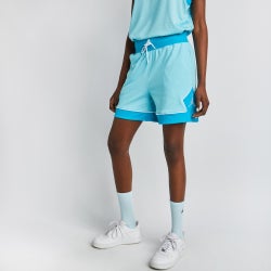 Mujer Shorts - Jordan Flight - Bleached Aqua-Aquatone-White