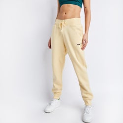 Femme Pantalons - Nike Swoosh - Pale Vanilla-Black-White