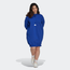 adidas Half-zip Sweater + - Femme Robes Semi Lucid Blue-Semi Lucid Blue