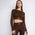 Peach Fit Sophia Seamless - Women T-Shirts Chocolate-Chocolate