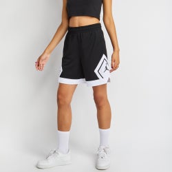 Women Shorts - Jordan Diamond - Black-White-White