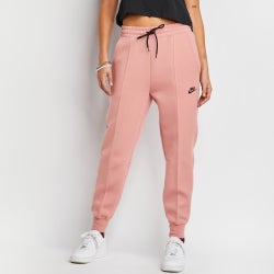 Women Pants - Nike Tech Fleece - Red Stardust-Black