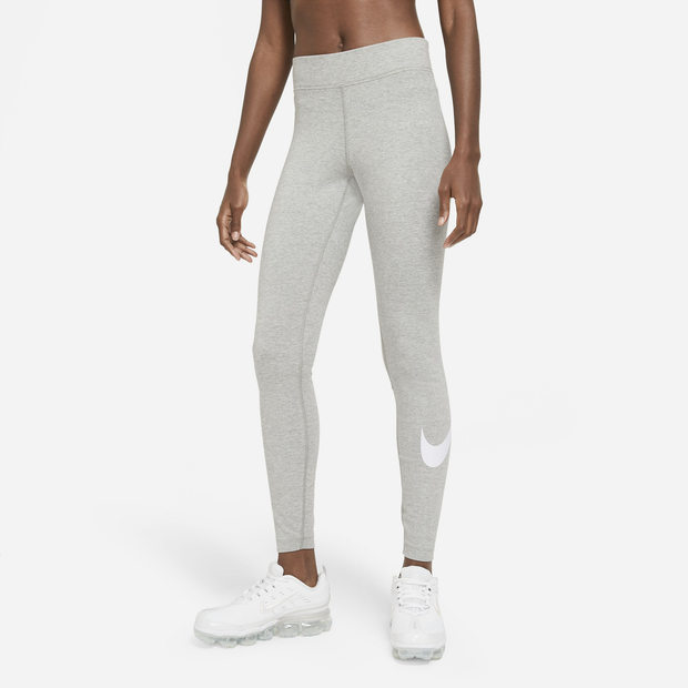 Image of Nike Sportswear Essential Mid-rise Swoosh - Donna Leggings