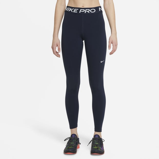 Image of Nike Pro Mid-rise Mesh-panelled - Donna Leggings