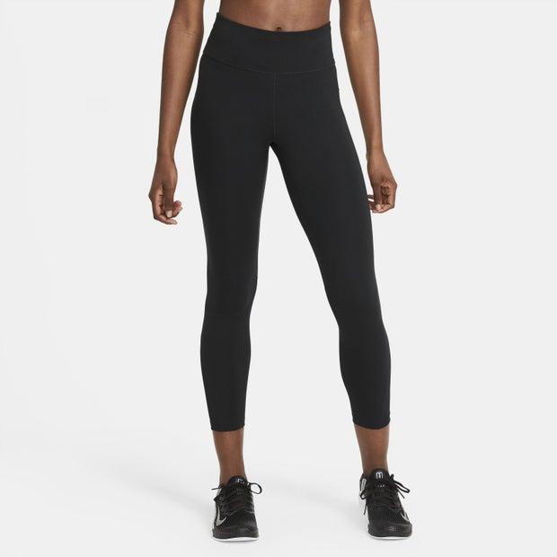 Image of Nike One Mid-rise 7/8 Mesh-panelled - Donna Leggings