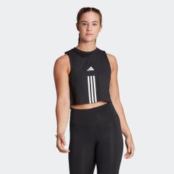 Damen Vests - adidas Train Essentials Train 3-Stripes - Black-White