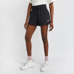 Women Shorts - Nike Phoenix - Black-Sail