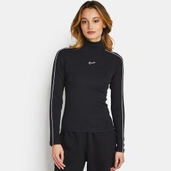 Damen T-Shirts - Nike Dance Longsleeve - Black-White