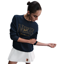 Damen Sweatshirts - Nike Club - Obsidian-Obsidian