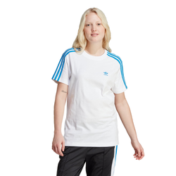 Femme T-Shirts - adidas Adibreak Back Print - White-Blue Bird