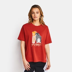 Damen T-Shirts - Jordan Gfx - Dune Red-Legend Md Brown