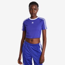 Femme T-Shirts - adidas Adicolor Classics 3-Stripes - Energy Ink-Energy Ink