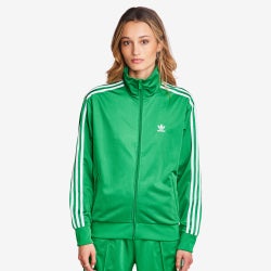 Damen Track Tops - adidas Firebird Loose - Green-Green