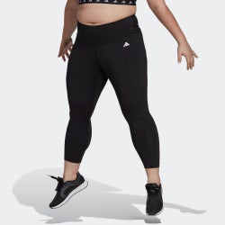 Women Leggings - adidas Training Essentials High-waisted 7/8 - Black-Black