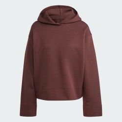 Damen Hoodies - adidas Premium Essentials Short - Shadow Brown-Shadow Brown