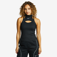 Women Vests - Nike Street - Black-White